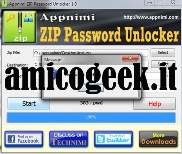 Recuperare e scoprire le password dei file zip