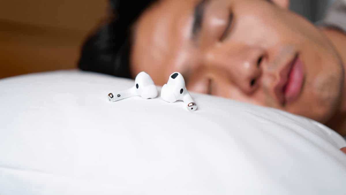 Airpods, mettere in pausa audio e video facilmente prima di dormire