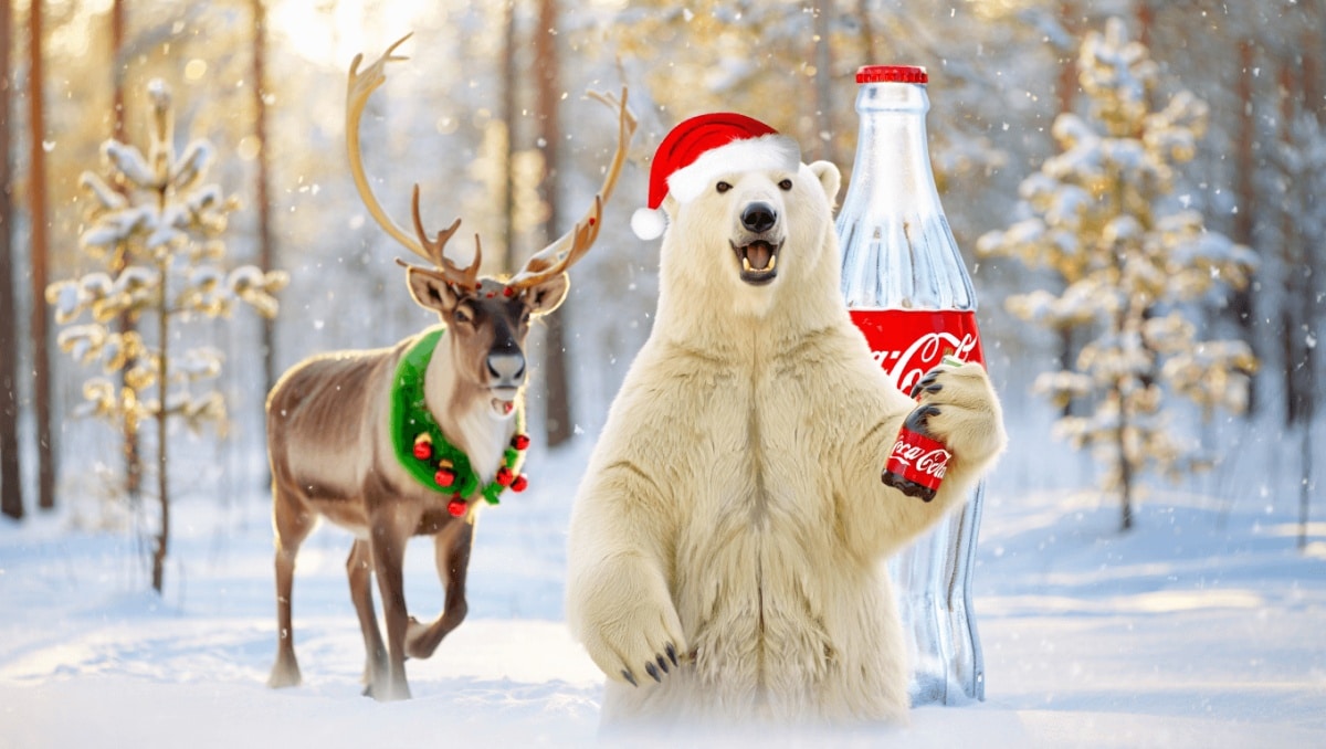 Coca-Cola ci ricasca: il nuovo spot di Natale è realizzato interamente con l'intelligenza artificiale