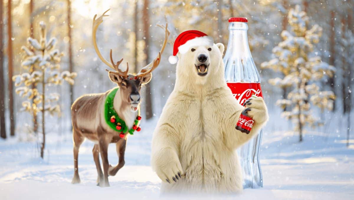 Coca-Cola ci ricasca: il nuovo spot di Natale è realizzato interamente con l'intelligenza artificiale