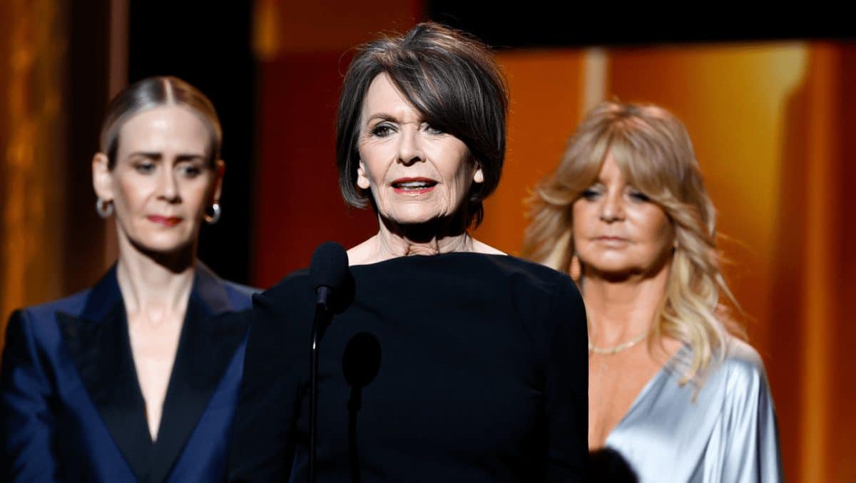 Sarah Paulson e Goldie Hawn, l'emozionante ricordo di Diane Keaton

                
                


                
                    
                        
                        Cinema
                        
                    
                    
                

                Le due star hanno parlato della collega e amica scomparsa lo scorso ottobre alle celebrità...
                
                04 dic - 10:34