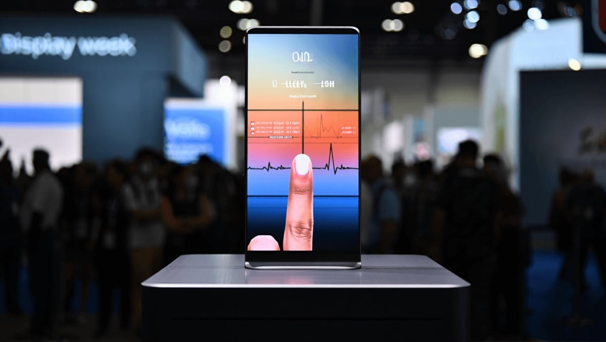 Samsung alla Display Week 2026: arriva lo schermo OLED che misura il battito cardiaco e la pressione dal dito