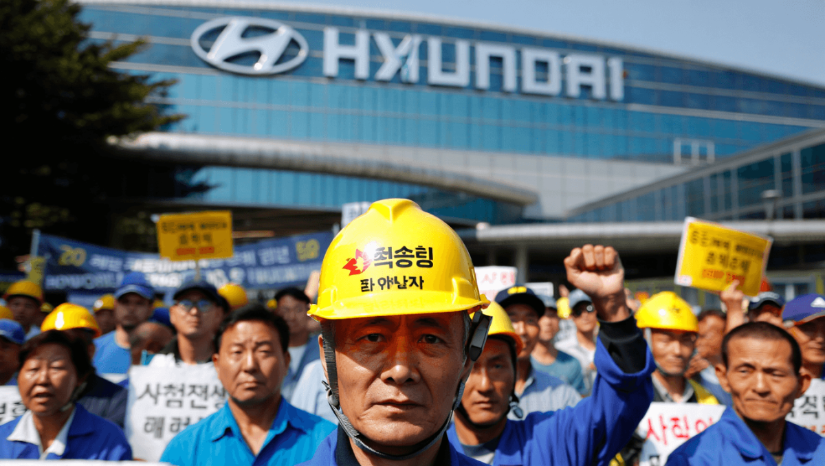 In Corea del Sud il primo grande sciopero contro l’automazione e l’AI: 40.000 lavoratori contro Hyundai
