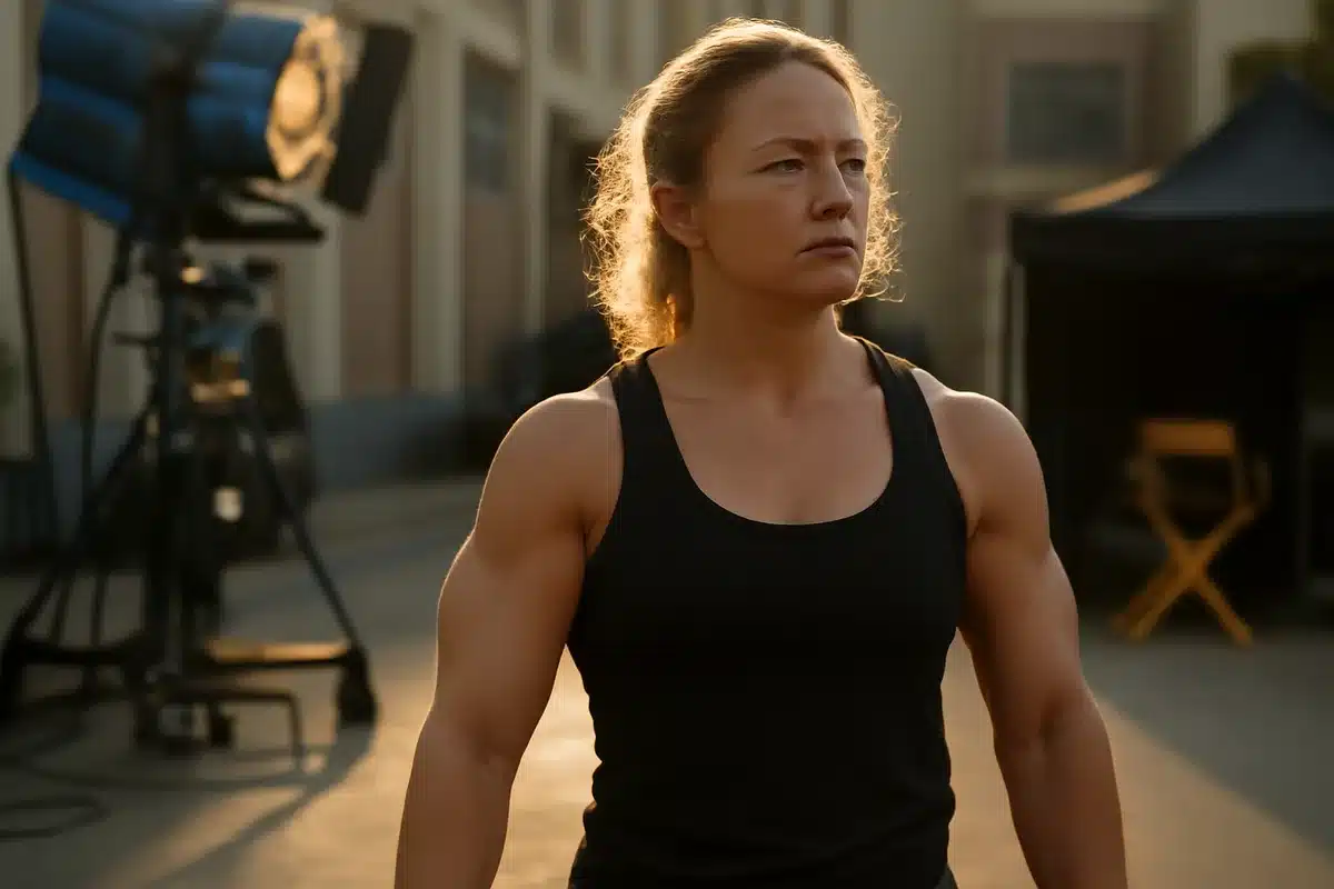 Chi è la stuntwoman dietro i bicipiti — La donna scelta per la sostituzione è una professionista con anni di esperienza negli stunt. Nel suo curriculum figurano film d'azione e produzioni televisive. Spesso lavora come body double per scene fisiche complesse.