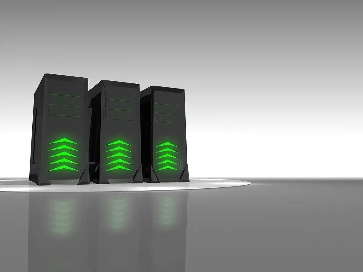 Infrastrutture di data center con server e cavi, rappresentanti gli investimenti massicci in capacità computazionale