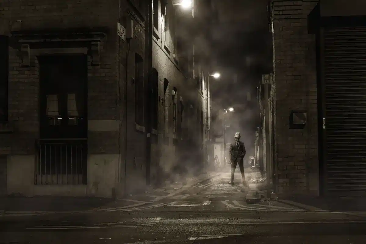 Atmosfera noir e tenebrosa di un thriller psicologico moderno