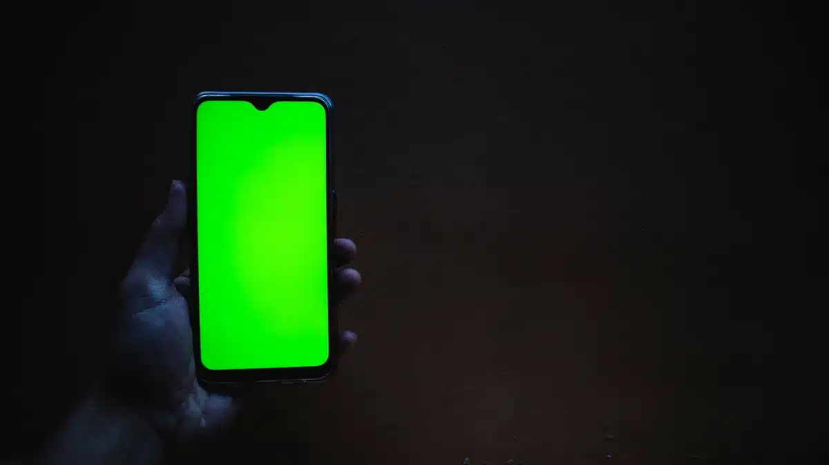 Display AMOLED luminoso di uno smartphone con colori vividi