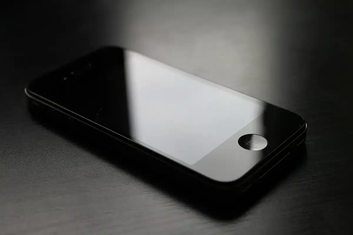 Schermata di aggiornamento iPhone con barra di download